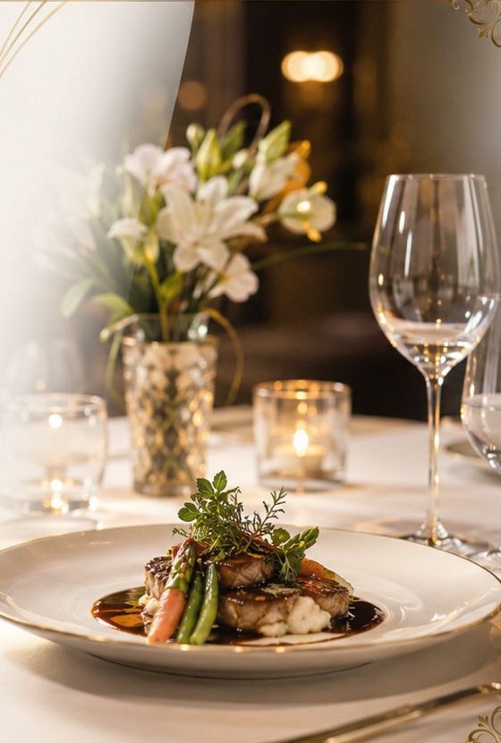 Signature plated dish at Ristorante Cipresso